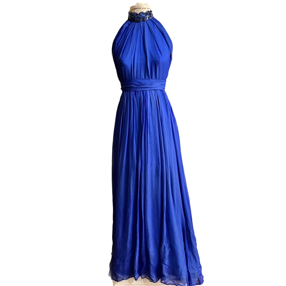 Vintage Chiffon Halter Dress